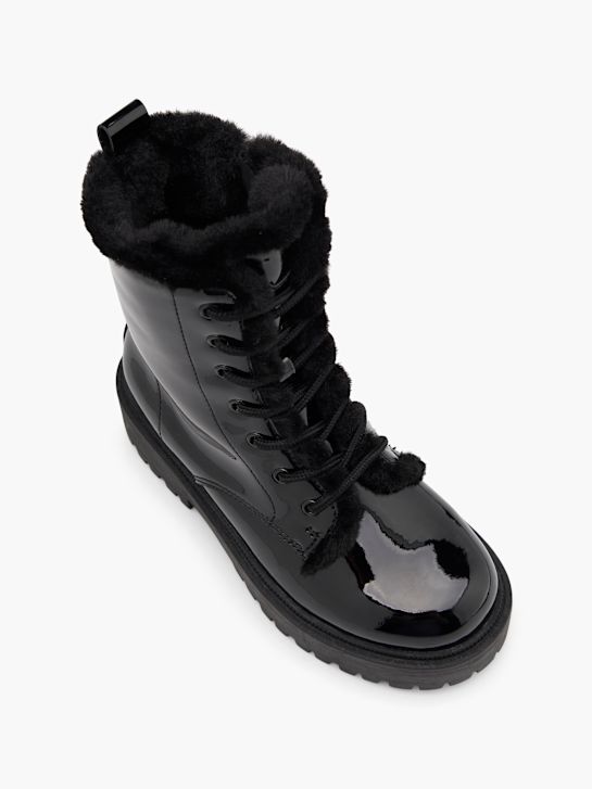 buty sznurowane graceland w kolorze czarnym rico