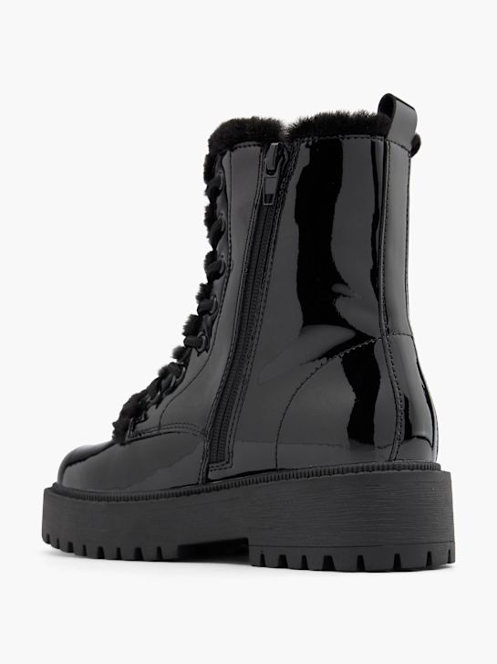 buty sznurowane graceland w kolorze czarnym rico