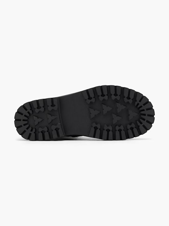 buty sznurowane graceland w kolorze czarnym rico