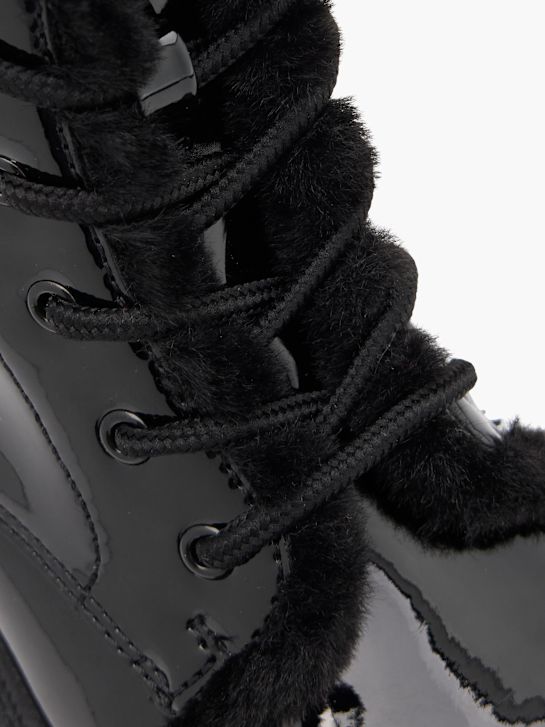 buty sznurowane graceland w kolorze czarnym rico