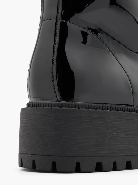 buty sznurowane graceland w kolorze czarnym rico