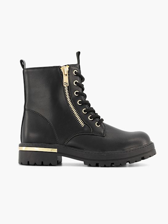 buty sznurowane graceland w kolorze czarnym rico