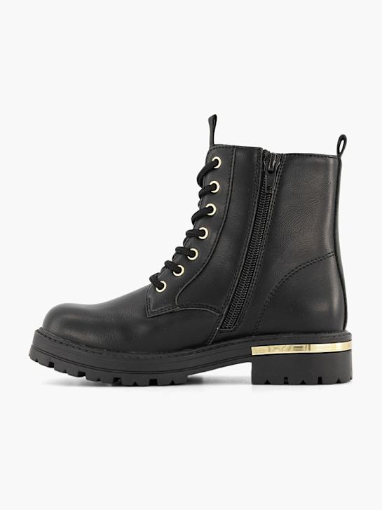 buty sznurowane graceland w kolorze czarnym rico