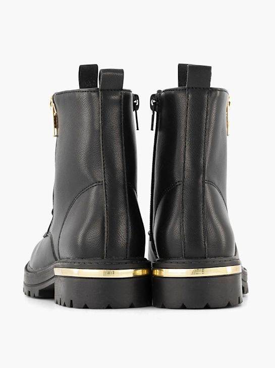 buty sznurowane graceland w kolorze czarnym rico