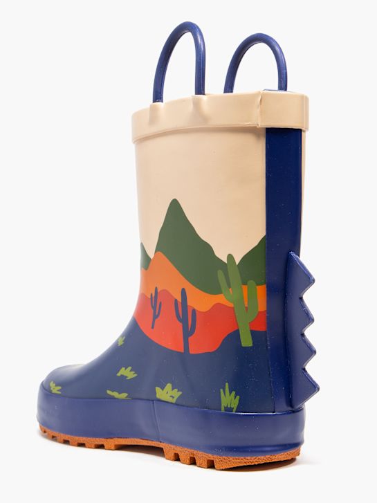 gumowe buty memphis one kolor niebieski rico