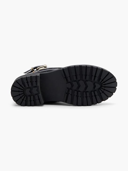 buty sznurowane graceland w kolorze czarnym rico