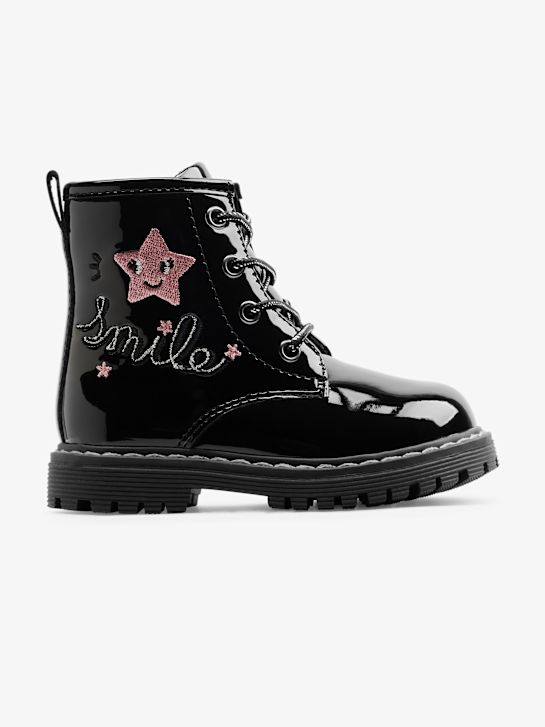 buty sznurowane graceland w kolorze czarnym rico