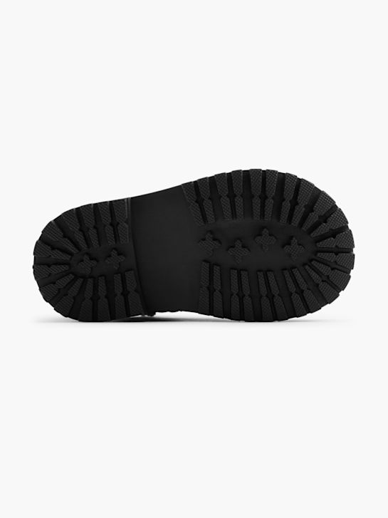 buty sznurowane graceland w kolorze czarnym rico