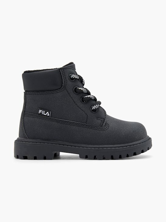 botki fila sznurowane czarny rico