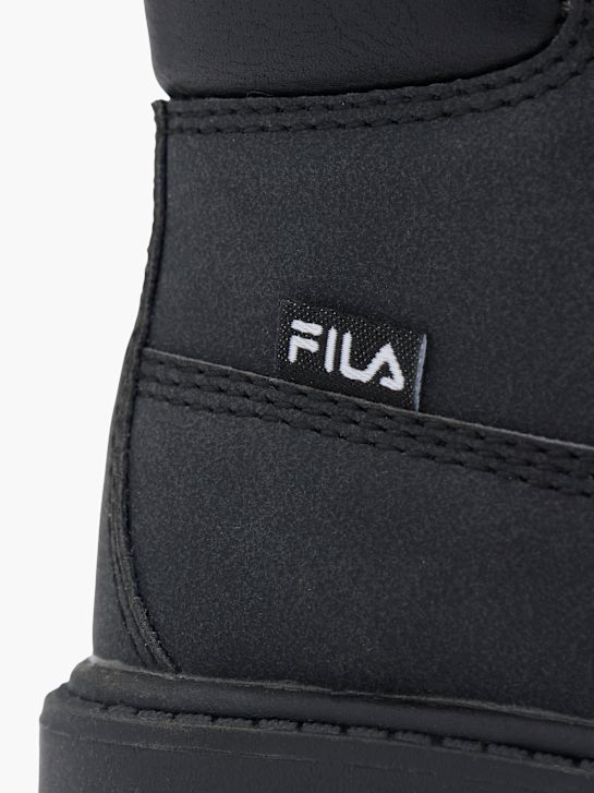 botki fila sznurowane czarny rico