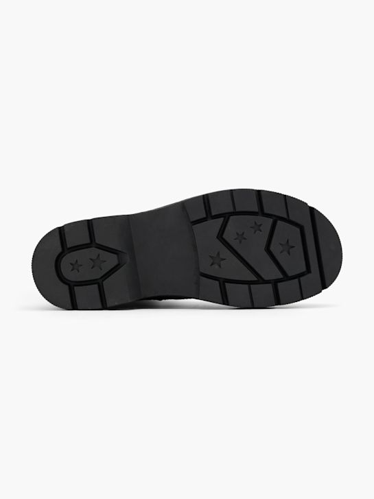 buty sznurowane graceland w kolorze czarnym rico