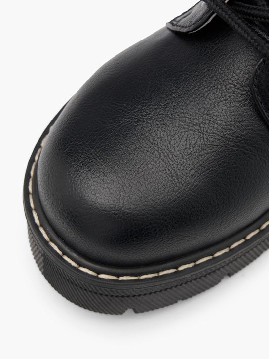 buty sznurowane graceland w kolorze czarnym rico