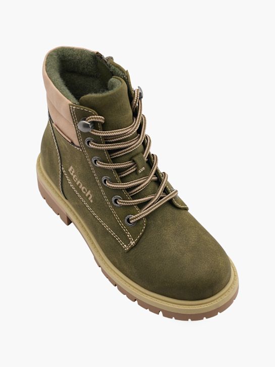 buty sznurowane do ławki khaki rico