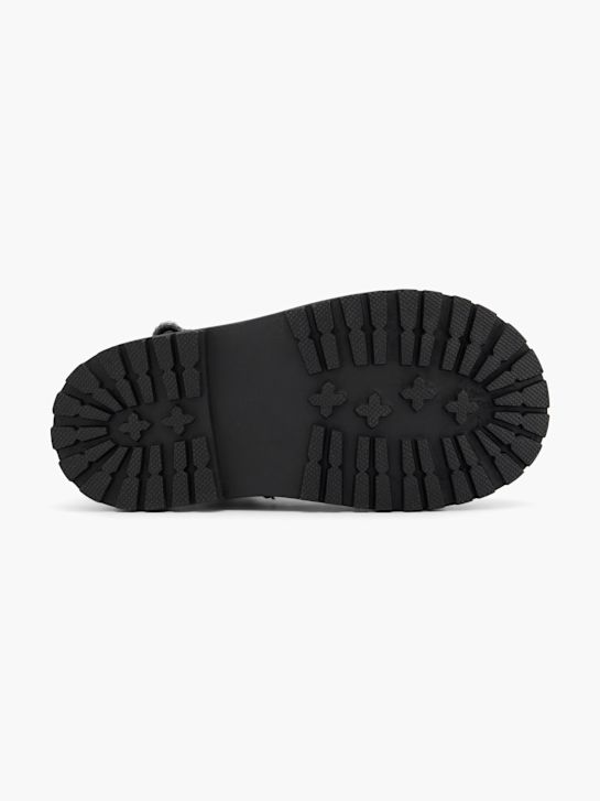 buty sznurowane graceland w kolorze czarnym rico