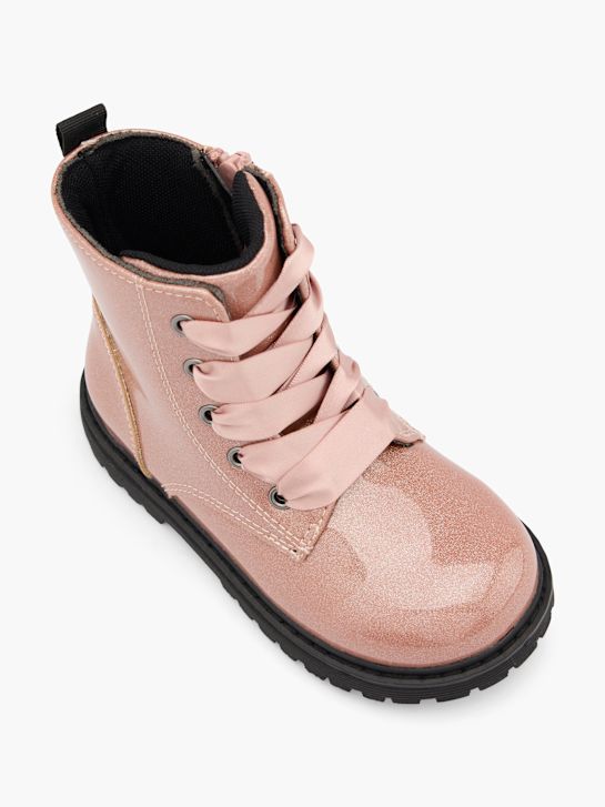 buty sznurowane graceland różowy rico