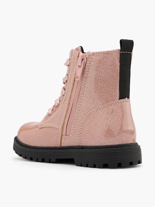 buty sznurowane graceland różowy rico