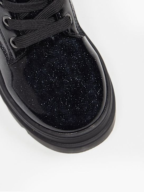 buty sznurowane graceland w kolorze czarnym rico