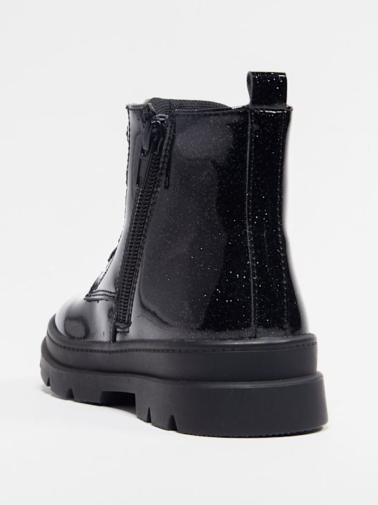 buty sznurowane graceland w kolorze czarnym rico