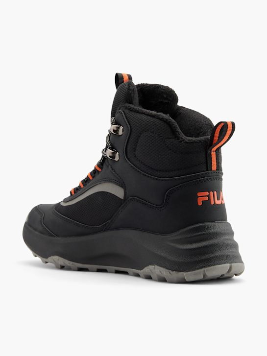 botki fila sznurowane czarny rico