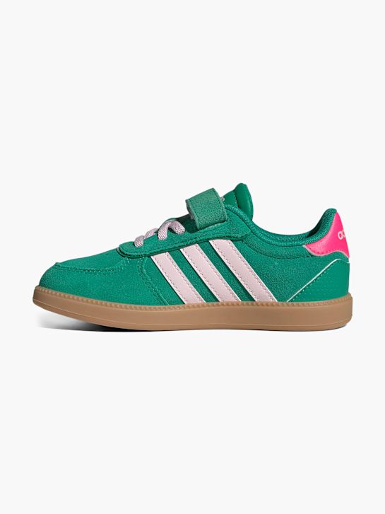 buty do biegania adidas breaknet sleek el c trainer zielony rico