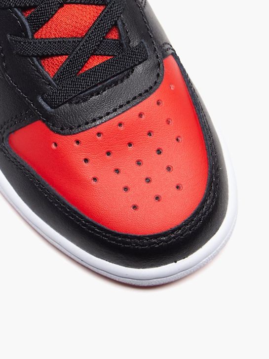 nike court borough mid 2 high top trainer czerwony ДЕЙХМАНН