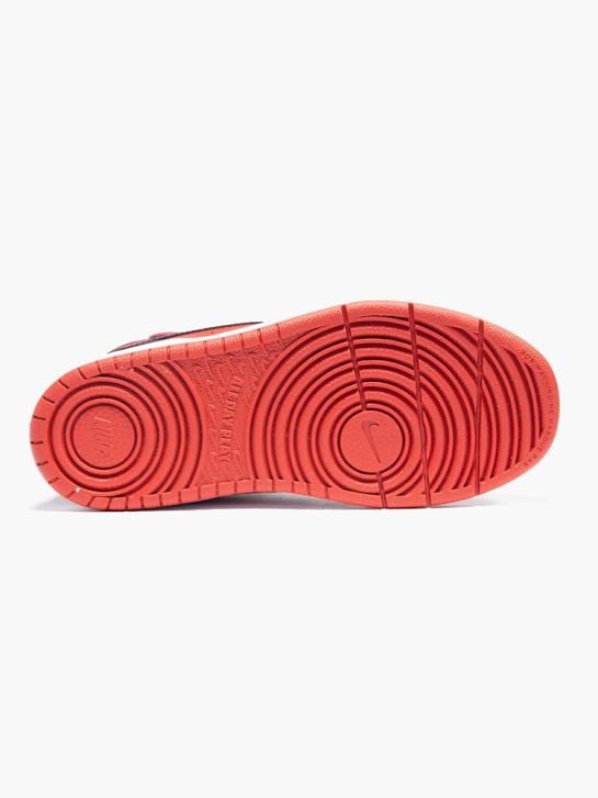 nike court borough mid 2 high top trainer czerwony ДЕЙХМАНН