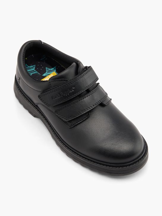szkolna buty hush puppies na niskim obcasie w kolorze czarnym rico
