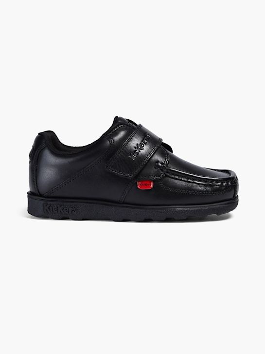 szkolna buty kickers na niskim obcasie w kolorze czarnym rico