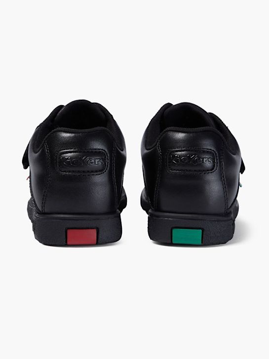 szkolna buty kickers na niskim obcasie w kolorze czarnym rico