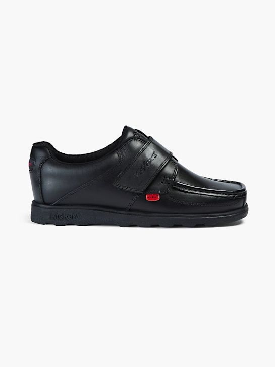 szkolna buty kickers na niskim obcasie w kolorze czarnym rico