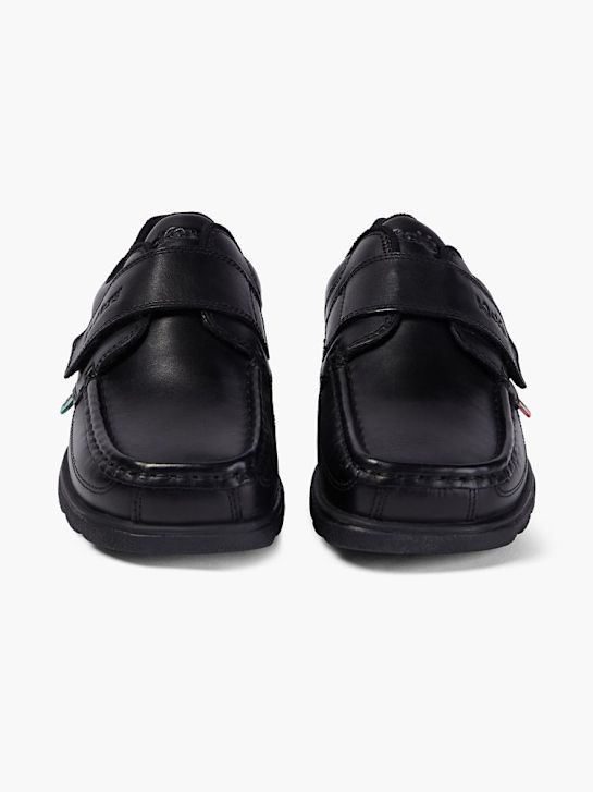 szkolna buty kickers na niskim obcasie w kolorze czarnym rico