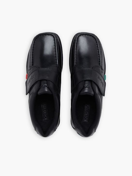 szkolna buty kickers na niskim obcasie w kolorze czarnym rico