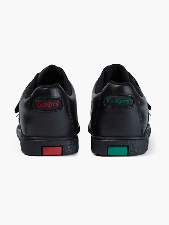szkolna buty kickers na niskim obcasie w kolorze czarnym rico