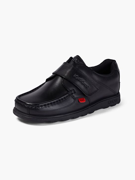 szkolna buty kickers na niskim obcasie w kolorze czarnym rico