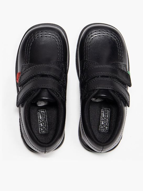 szkolna buty kickers na niskim obcasie w kolorze czarnym rico