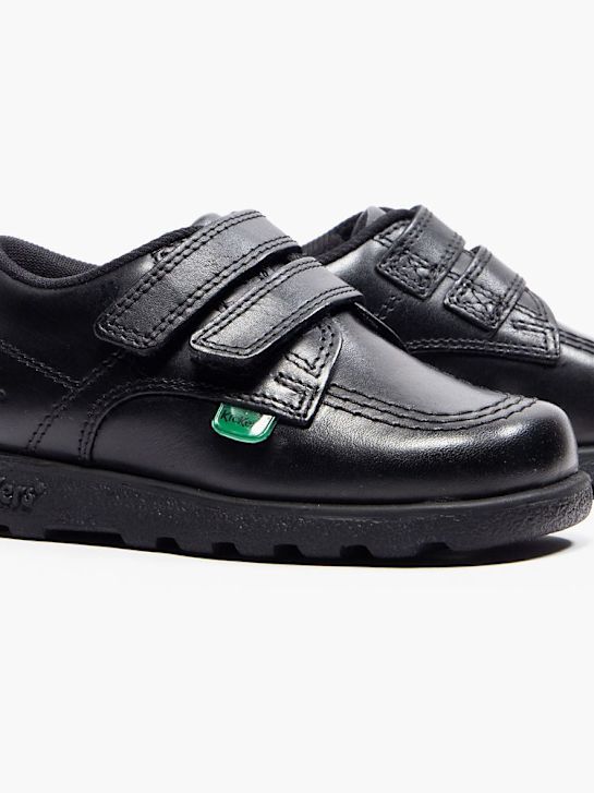 szkolna buty kickers na niskim obcasie w kolorze czarnym rico