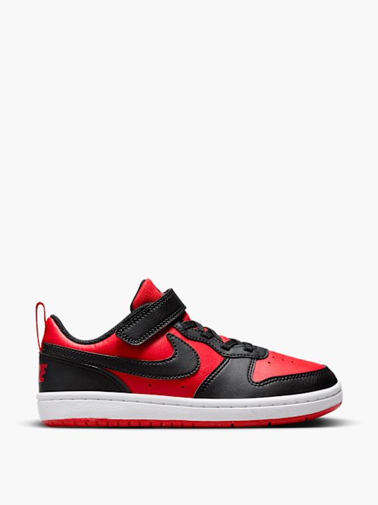nike court borough low recraft trainer czerwony ДЕЙХМАНН
