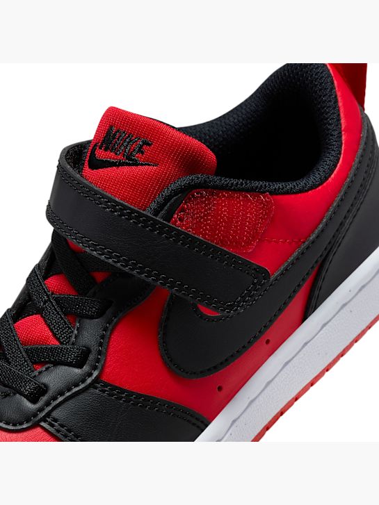 nike court borough low recraft trainer czerwony ДЕЙХМАНН