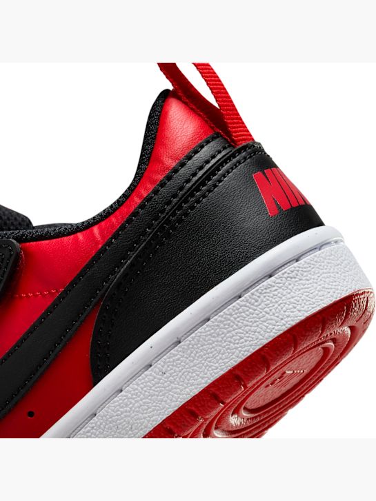 nike court borough low recraft trainer czerwony ДЕЙХМАНН