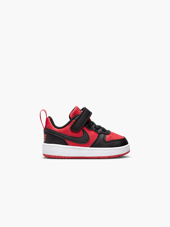 nike court borough low recraft trainer czerwony ДЕЙХМАНН