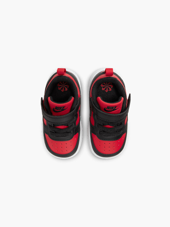 nike court borough low recraft trainer czerwony ДЕЙХМАНН
