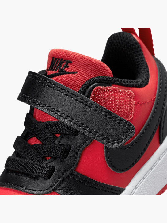 nike court borough low recraft trainer czerwony ДЕЙХМАНН
