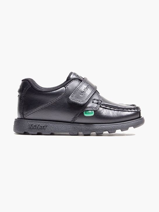 szkolna buty kickers na niskim obcasie w kolorze czarnym rico
