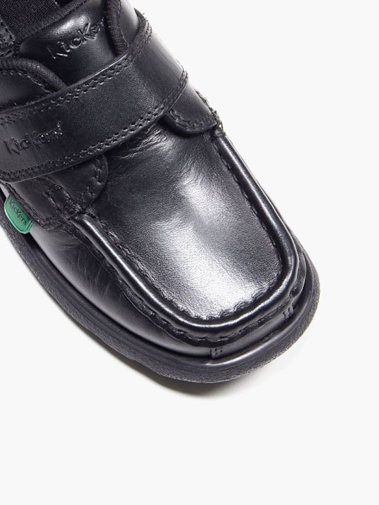 szkolna buty kickers na niskim obcasie w kolorze czarnym rico