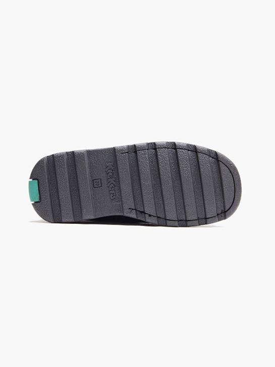 szkolna buty kickers na niskim obcasie w kolorze czarnym rico