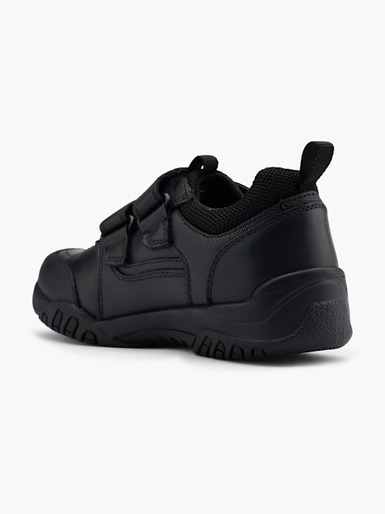 szkolna buty hush puppies na niskim obcasie w kolorze czarnym rico