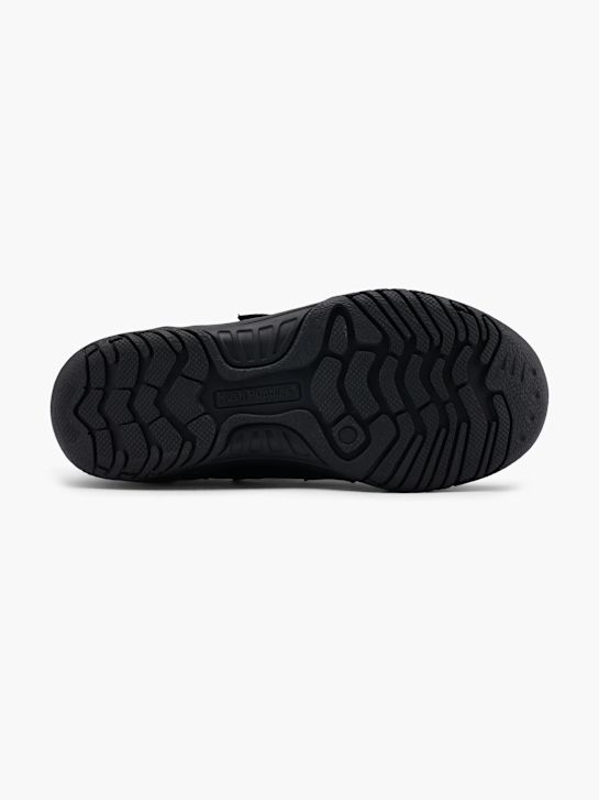 szkolna buty hush puppies na niskim obcasie w kolorze czarnym rico