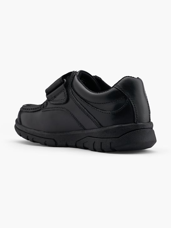 szkolna buty hush puppies na niskim obcasie w kolorze czarnym rico