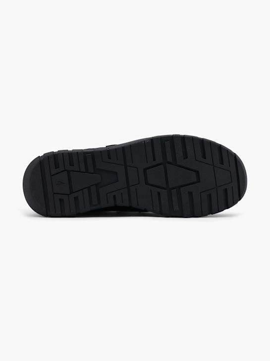 szkolna buty hush puppies na niskim obcasie w kolorze czarnym rico
