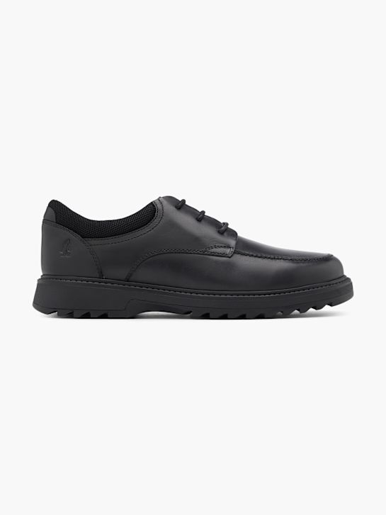 szkolna buty hush puppies na niskim obcasie w kolorze czarnym rico